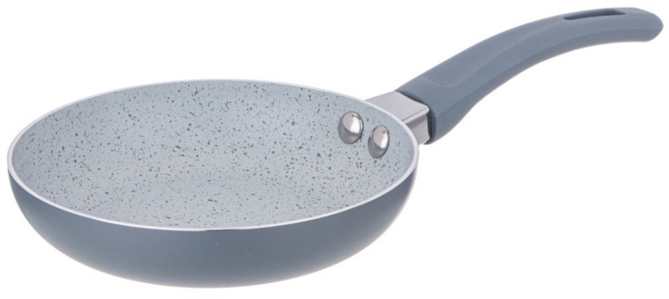 Сковорода порц. agness "black marble" с ант.мрам. покр. 14*3 см без уп. (906-257)