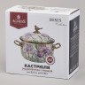 Кастрюля agness эмалированная с крышкой серия фландрия, 2,1л, диа.16см (950-591)