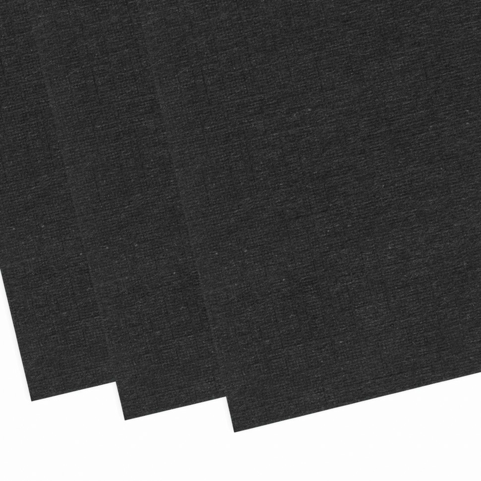 Обложки картонные для переплета, А4, к-т 100 шт., тисн. под лен, 250 г/м2, черные, Brauberg, 532164 (90070)