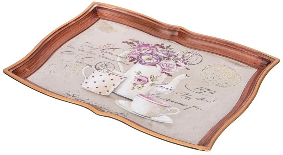 Поднос коллекция "старинный прованс" 42*30 см Lefard (106-620)