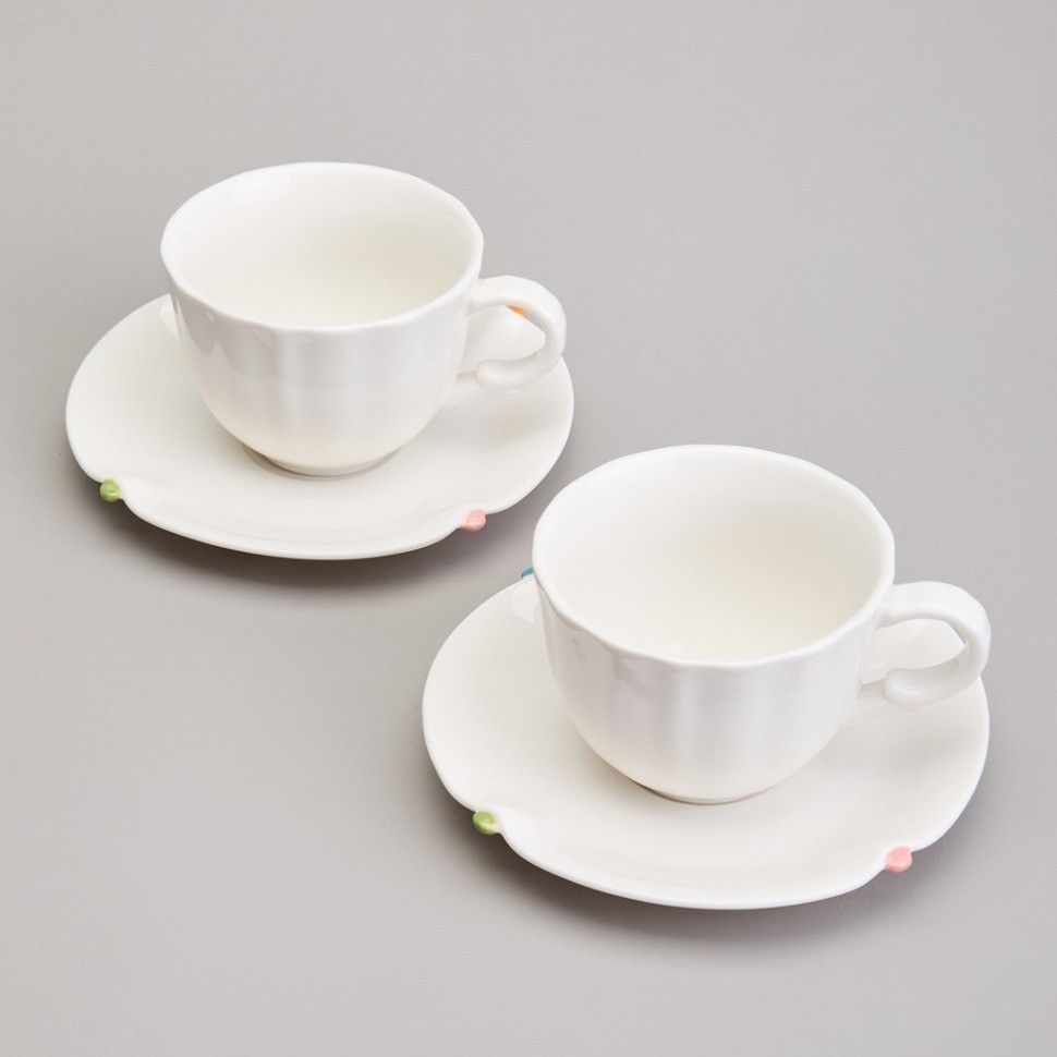 Чайный набор lefard "sunday" на 2 пер. 4 пр. 220 мл микс (359-912)