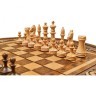Шахматы + нарды резные "Аревик" 60, Mkhitaryan (28434)