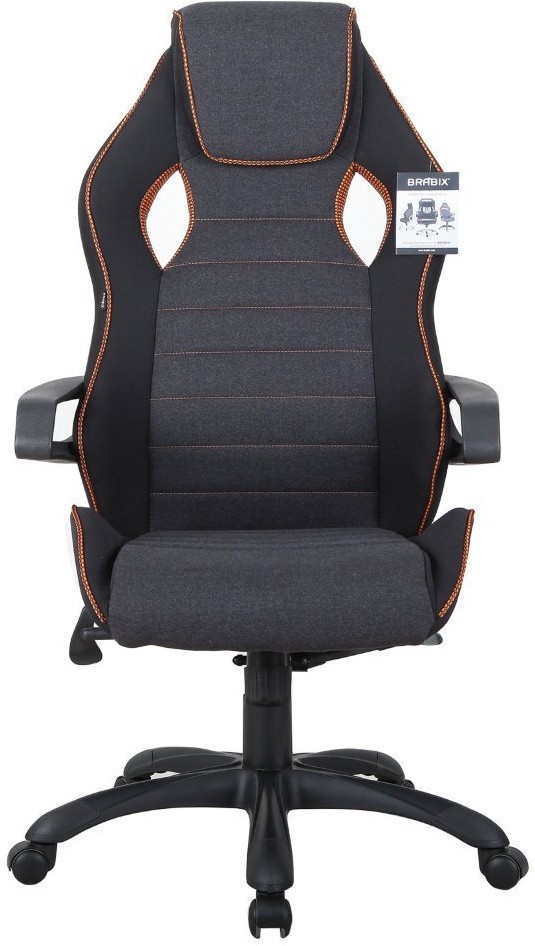 Кресло компьютерное Brabix Techno Pro GM-003 ткань серое 531813 (1) (73000)