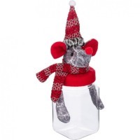 Упаковка для подарков &quot;веселые мышки&quot; 7*7 см. высота=20 см. без упаковки Lefard (855-111)