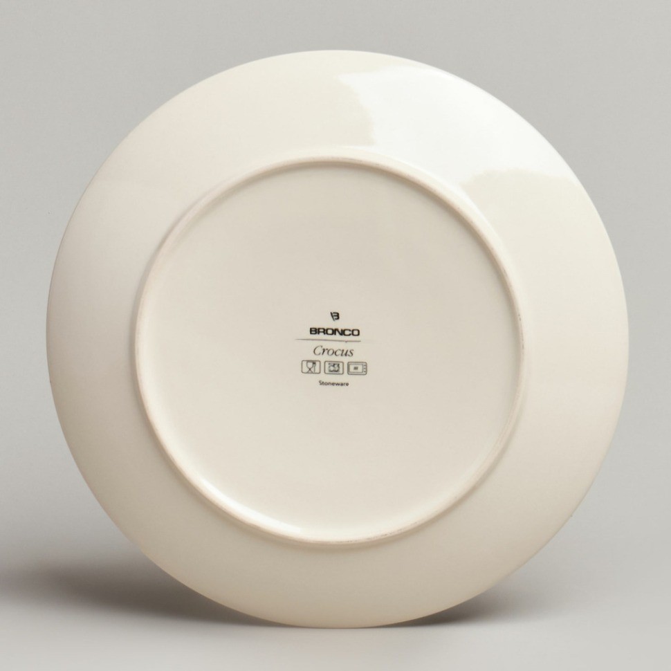 Тарелка обеденная bronco "crocus" 27 см беж (577-218)