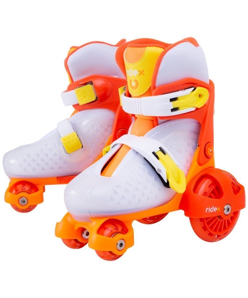 БЕЗ УПАКОВКИ Ролики раздвижные Fortuna Red, пластиковая рама (2101692)