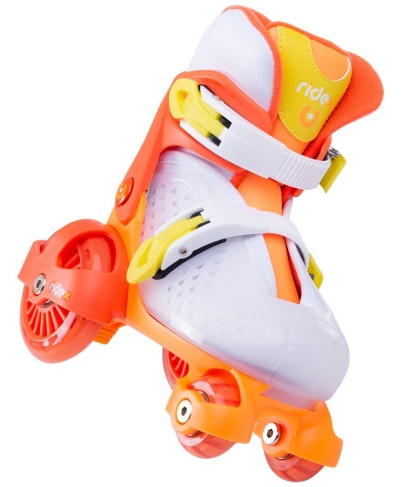 БЕЗ УПАКОВКИ Ролики раздвижные Fortuna Red, пластиковая рама (2101692)