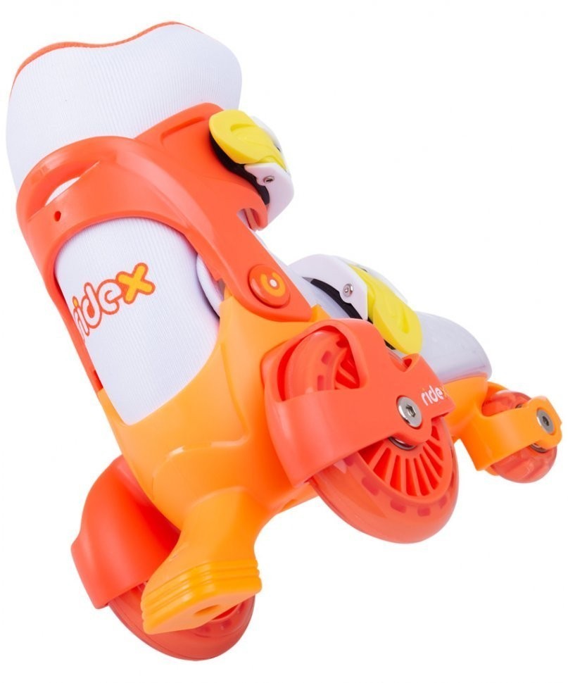 БЕЗ УПАКОВКИ Ролики раздвижные Fortuna Red, пластиковая рама (2101692)