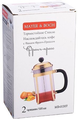 Заварник Френч-Пресс (350мл) Mayer&Boch (x30) (31367)