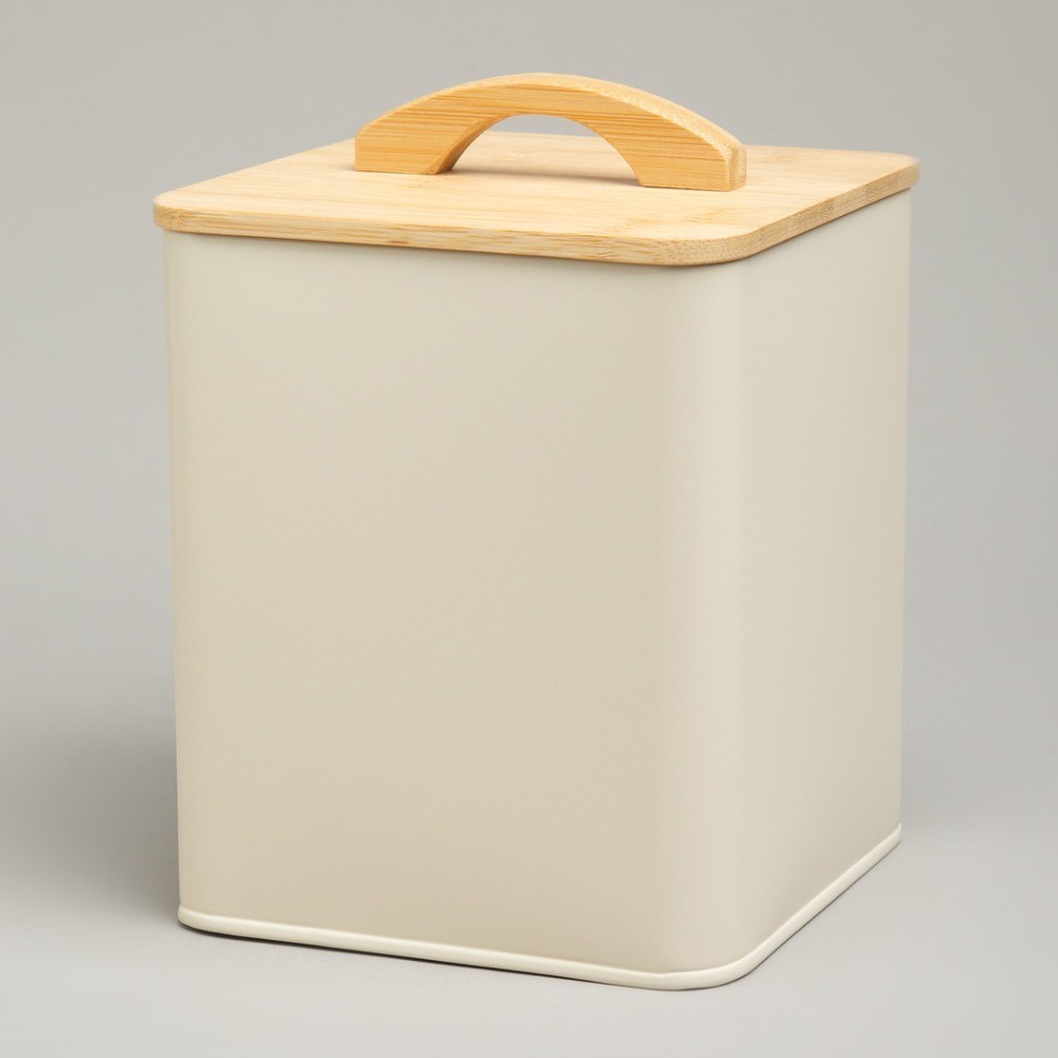 Банка agness для хранения корма, 14х14х16 см, 3л (790-396)