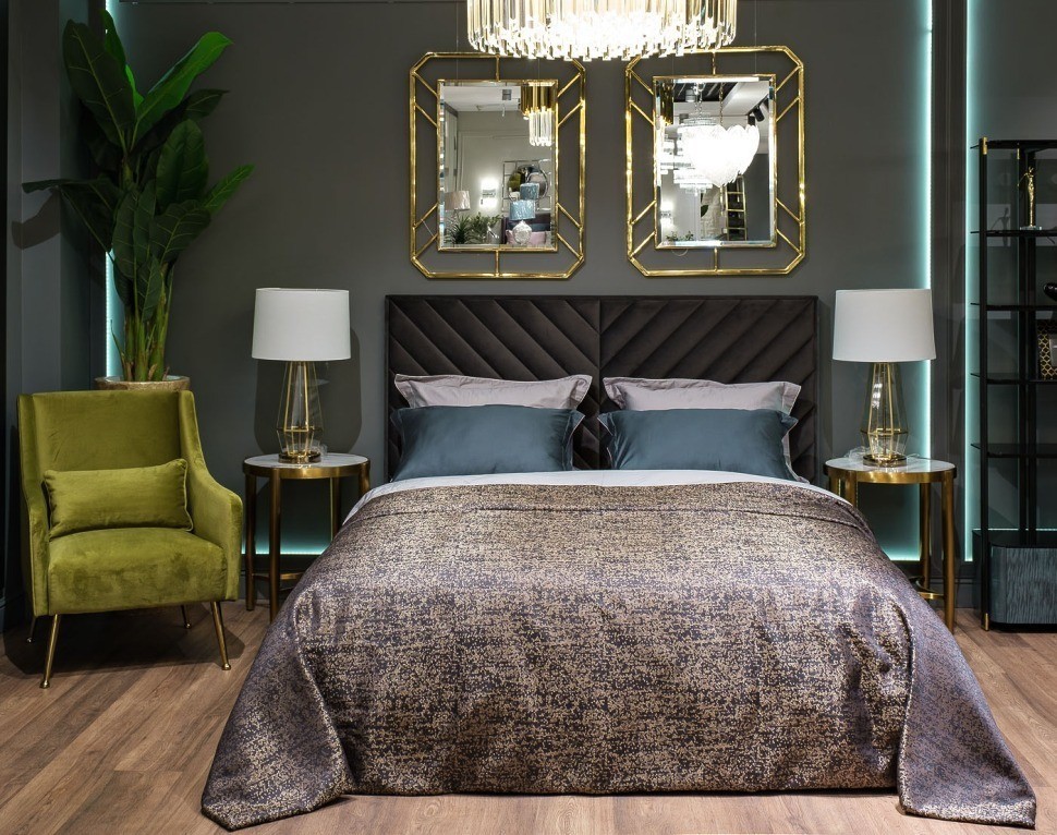 Кровать Milano Basic c подъем.мех.велюр серый Riv96 173*220*125 (TT-00006811)