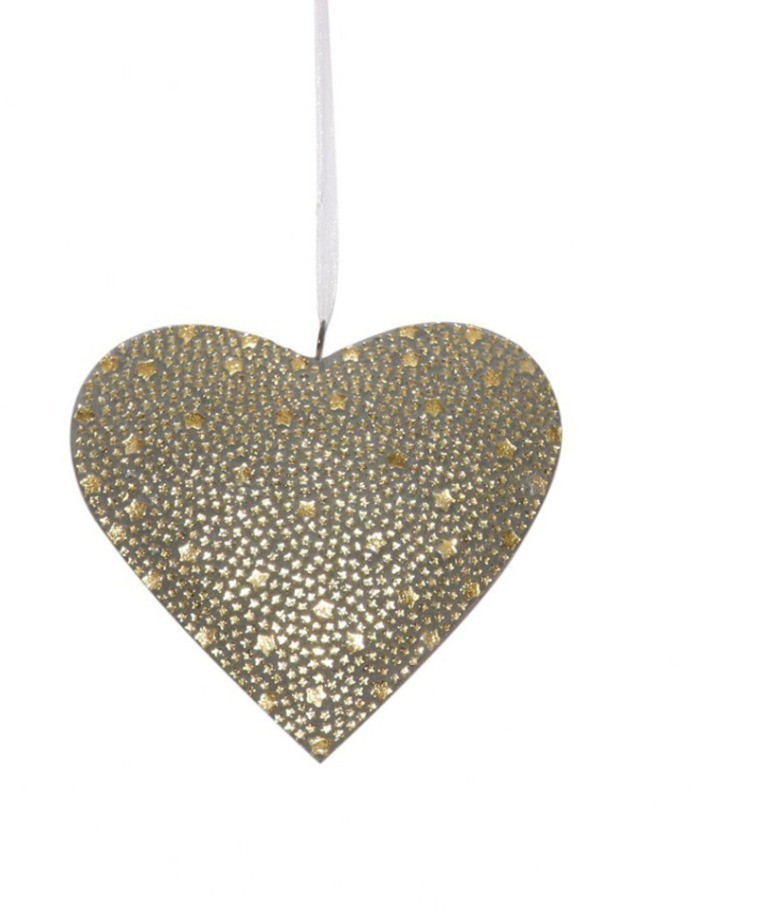 Новогодняя игрушка BL-034C, железо, grey/gold, ROOMERS FURNITURE