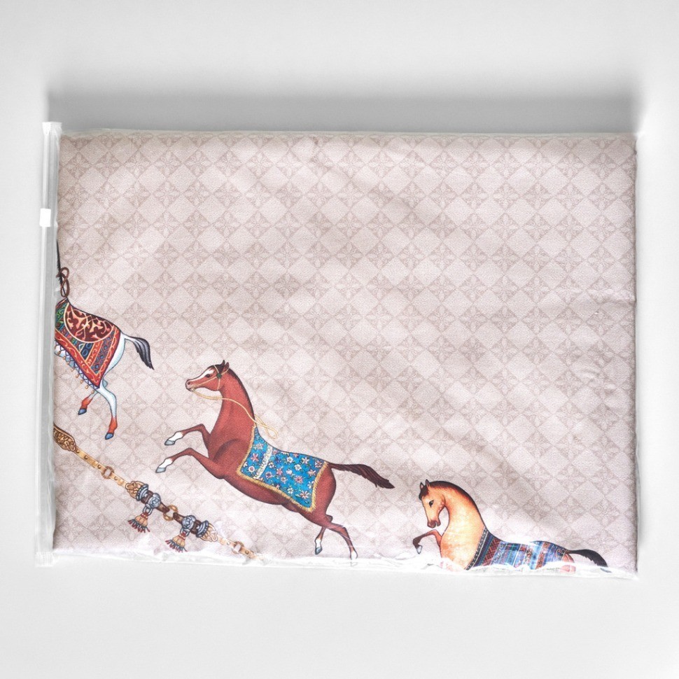 Скатерть круглая "passage" 220см ,капучино,100%хлопок,твил,пропитка Lefard (850-760-26)