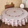 Скатерть круглая "passage" 220см ,капучино,100%хлопок,твил,пропитка Lefard (850-760-26)