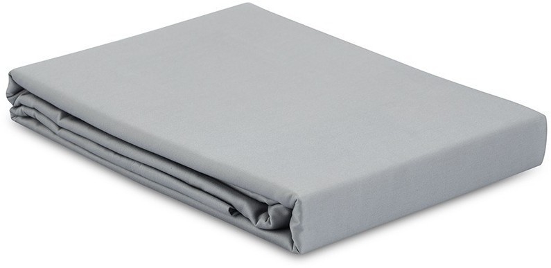 Простыня на резинке из премиального сатина оливкового цвета из коллекции essential, 200х200х30 см (79848)