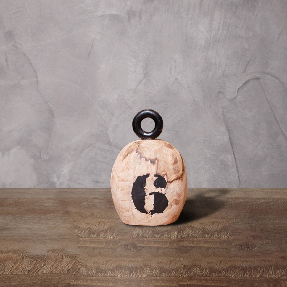 Декор гиря FO-1540C, MANGO WOOD AND IRON, Natural mango, ROOMERS FURNITURE