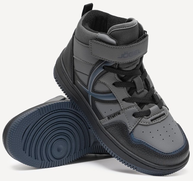 Кроссовки спортивные JOGEL Freedom Kids, серый/черный (2131240)