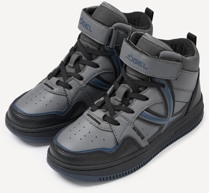 Кроссовки спортивные JOGEL Freedom Kids, серый/черный (2131240)