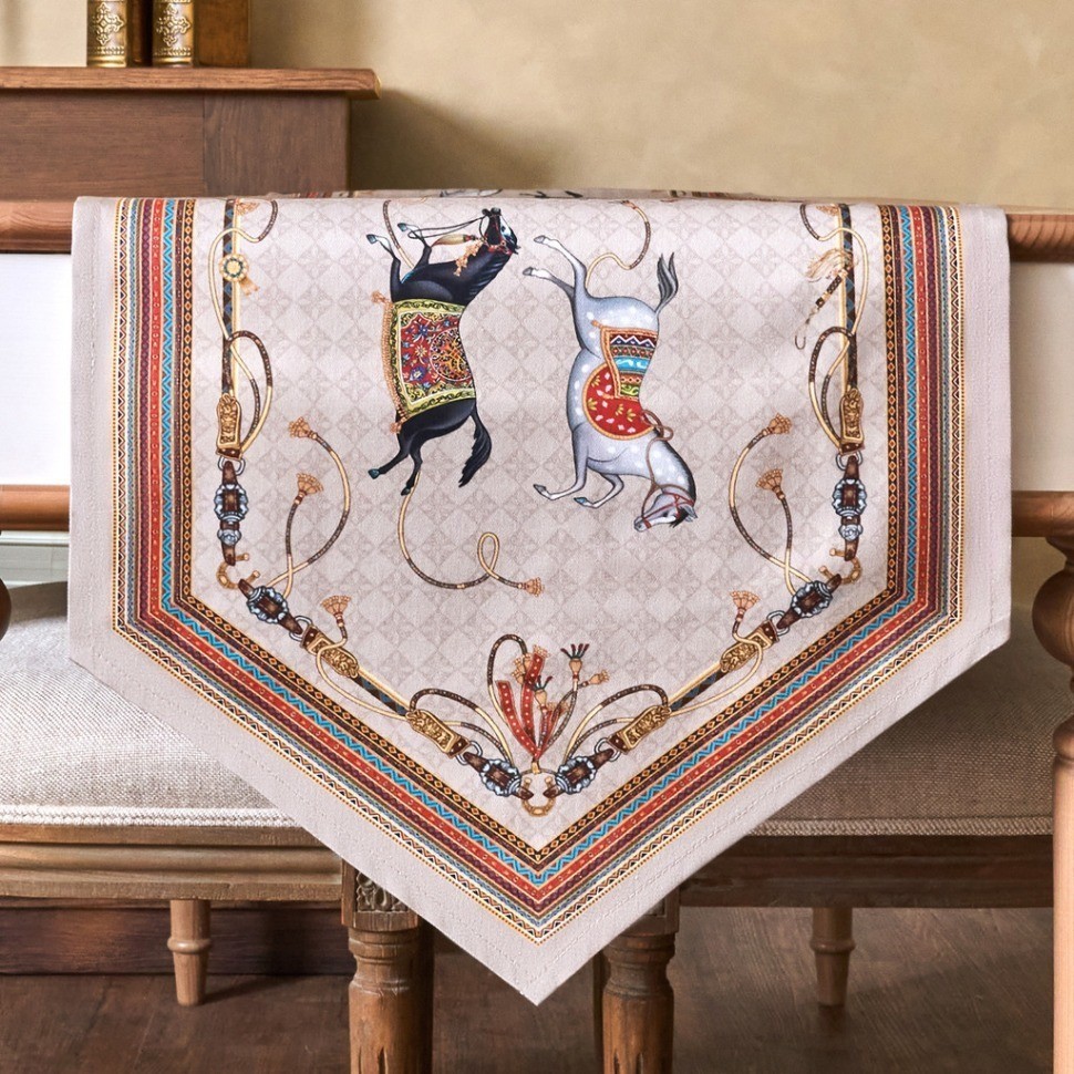 Дорожка на стол "passage", 45х400см, капучино, 100% хлопок,твил Lefard (850-760-33)