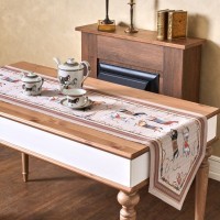 Дорожка на стол &quot;passage&quot;, 45х400см, капучино, 100% хлопок,твил Lefard (850-760-33)