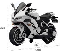 Детский электромотоцикл Ducati (12V, EVA, ручка газа, спидометр) (FT-921-WHITE)