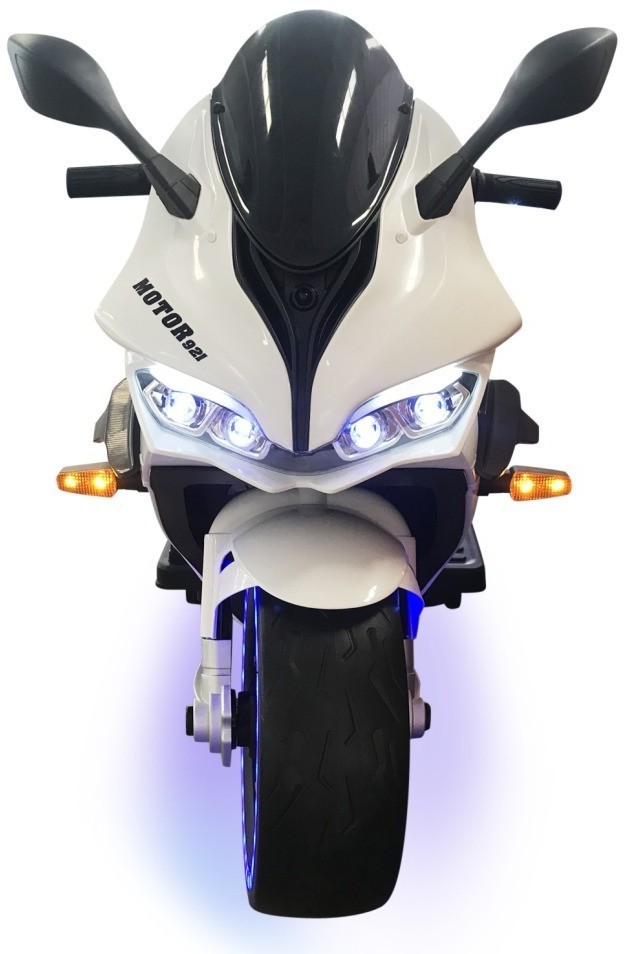 Детский электромотоцикл Ducati (12V, EVA, ручка газа, спидометр) (FT-921-WHITE)
