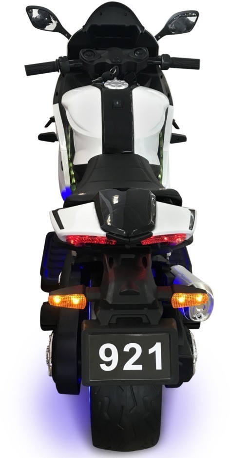 Детский электромотоцикл Ducati (12V, EVA, ручка газа, спидометр) (FT-921-WHITE)