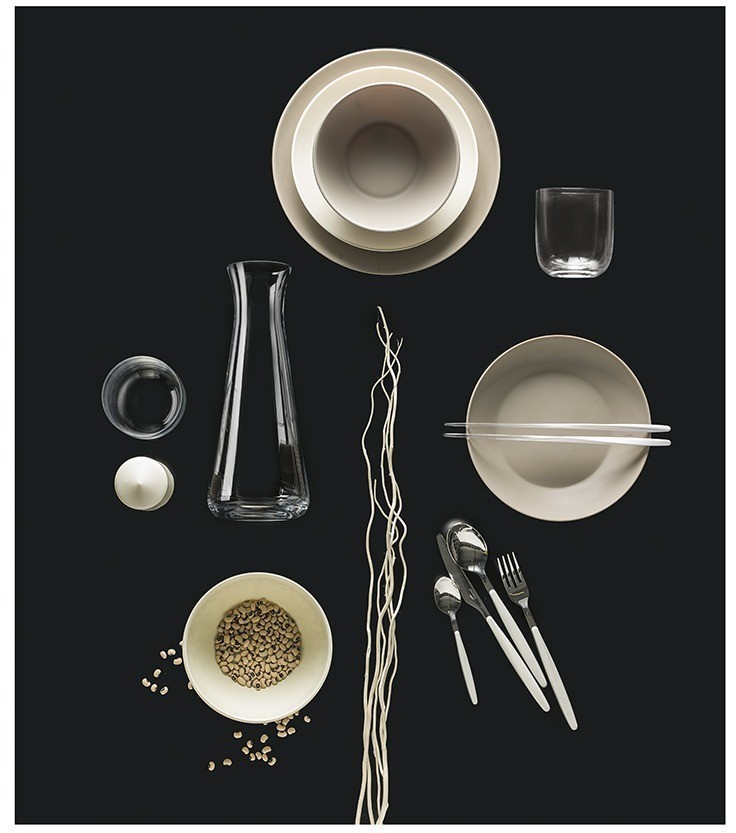 Набор из 24 столовых приборов cutlery my fusion, белый (75549)